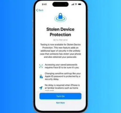 蒲城苹果授权维修店分享被盗设备保护功能开启方法