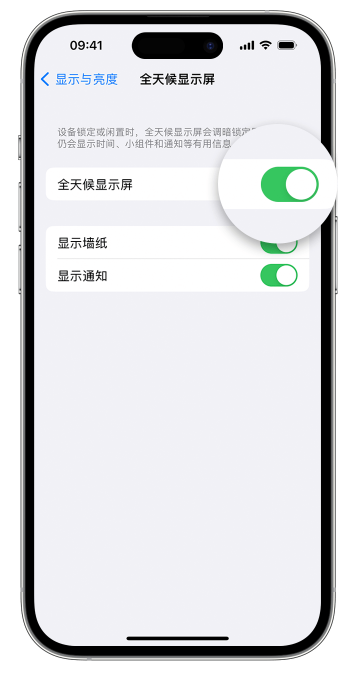 蒲城苹果14维修店分享如何自定义 iPhone 14 Pro 常亮显示屏 