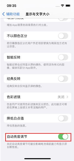 蒲城苹果15维修店分享iPhone 15 Pro系列屏幕亮度 