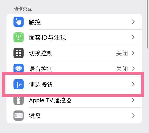 蒲城苹果14维修店分享iPhone14 Plus侧键双击下载功能关闭方法 