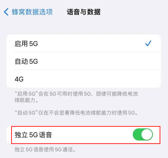 蒲城苹果14维修分享iPhone 14 Pro如何开启VoNR 