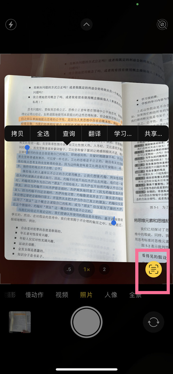 蒲城苹果手机维修分享iOS 15照片文字怎么提取 