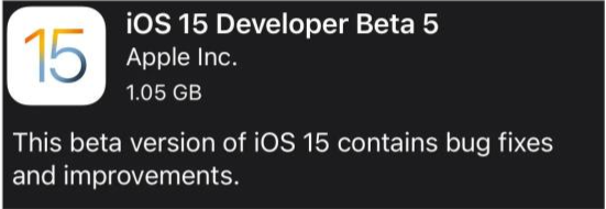 蒲城苹果手机维修分享如何升级到iOS15.0 beta5 
