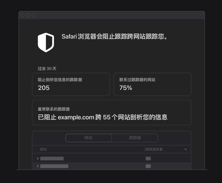 蒲城苹果手机维修分享如何在 Safari 浏览器中查看和打开隐私报告 