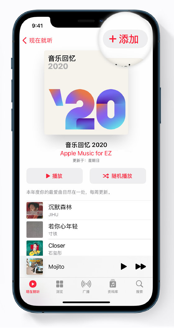 蒲城苹果手机维修分享如何在 Apple Music 中查看过去一年听的歌 
